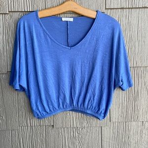 Beautiful blue crop top